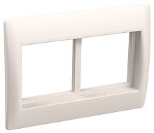 Рамка-суппорт для кабель-канала IEK Праймер 2-м. 4 мод. белый картинка